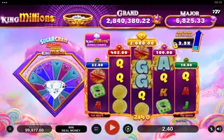 Sugar Craze Rising Rewards King Millions – Winning spin