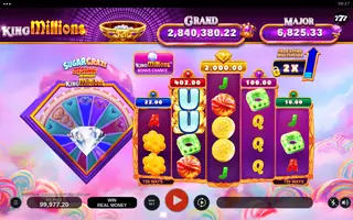 Sugar Craze Rising Rewards King Millions – Feature in play