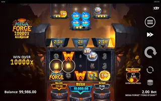 Mega Forge Tons O’Cash – Winning spin
