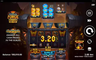 Mega Forge Tons O’Cash – Winning spin