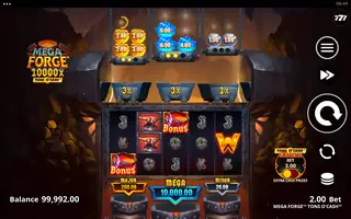 Mega Forge Tons O’Cash – Feature in play