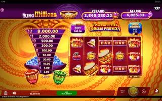 12 Masks of Fire Drum Frenzy King Millions – Base game