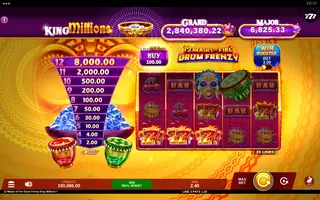 12 Masks of Fire Drum Frenzy King Millions – Winning spin