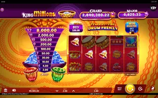 12 Masks of Fire Drum Frenzy King Millions – Winning spin