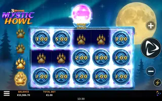 3 Wonders Mystic Howl – Feature in play