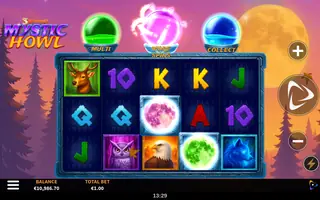 3 Wonders Mystic Howl – Feature in play