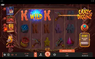Crazy Digginz – It’s all Mine! – Feature in play