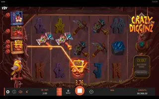 Crazy Digginz – It’s all Mine! – Feature in play