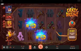 Crazy Digginz – It’s all Mine! – Feature in play