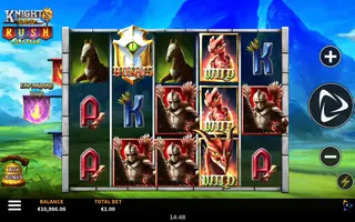 Knight’s Gold Rush 3 Cycle – Feature in play