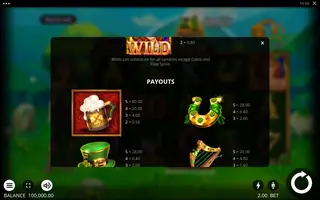 Multi Charm – Paytable