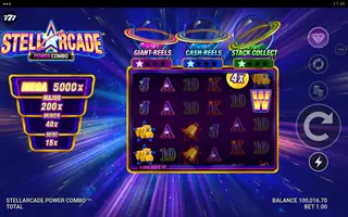 Stellarcade Power Combo – Feature in play