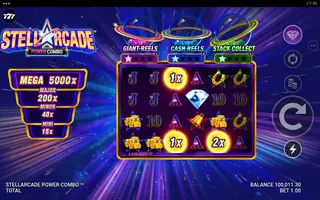 Stellarcade Power Combo – Feature in play