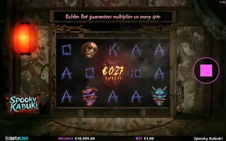 Spooky Kabuki – Feature in play