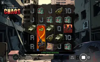 Covert Chaos – Feature in play