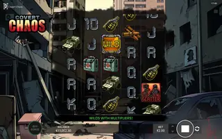 Covert Chaos – Feature in play