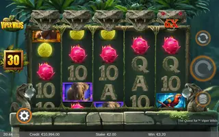 The Quest for Viper Wilds – Winning spin