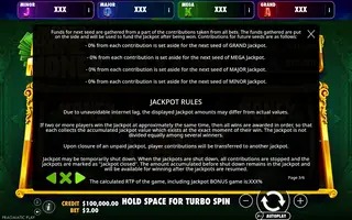 Money Money Money – Brasil Jackpot – Game rules