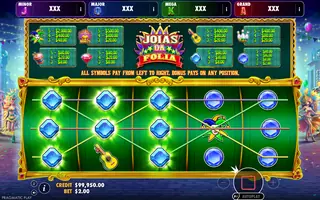 Joias da Folia – Brasil Jackpot – Winning spin