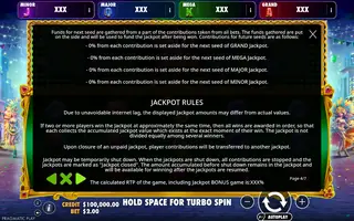 Joias da Folia – Brasil Jackpot – Game rules