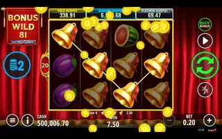 Bonus Wild 81 Extralines – Winning spin
