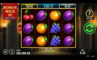 Bonus Wild 81 Extralines – Free spins