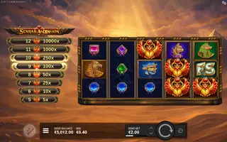 Scarab Ascension – Winning spin
