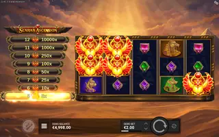 Scarab Ascension – Feature in play