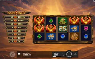 Scarab Ascension – Feature in play