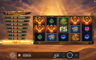 Scarab Ascension – Feature in play