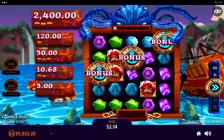 Cascade Cove – Feature in play