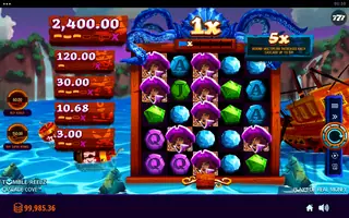Cascade Cove – Feature in play