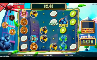 King Kong Climber – Free spins