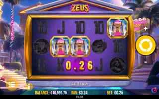 Zeus God of Gaming – Winning spin