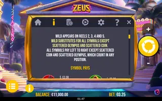 Zeus God of Gaming – Game rules