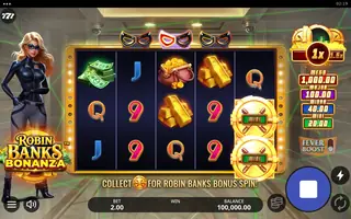 Robin Banks Bonanza – Feature in play