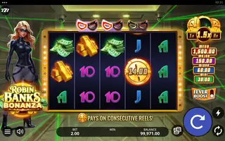 Robin Banks Bonanza – Feature in play