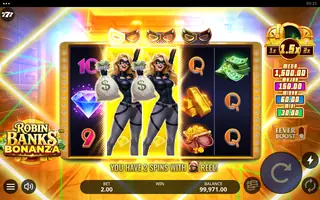 Robin Banks Bonanza – Feature in play