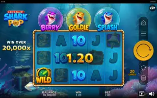 Shark Pop: Coin Collect – Winning spin
