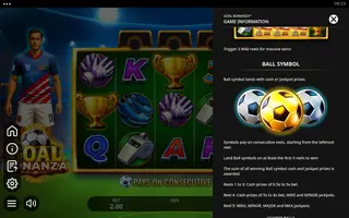 Goal Bonanza – Game rules