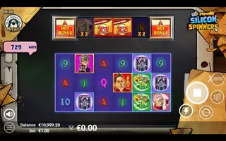 Silicon Spinners PopWins – Feature in play