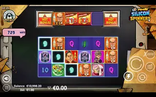 Silicon Spinners PopWins – Feature in play