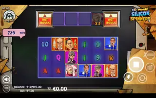Silicon Spinners PopWins – Feature in play