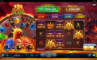 333 Phoenix Blaze POWER COMBO – Feature in play