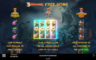 Witches Wild Fortune – Game rules
