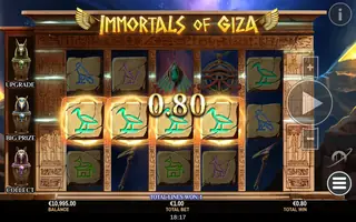 Immortals of Giza – Winning spin