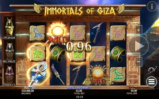 Immortals of Giza – Winning spin