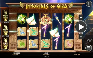 Immortals of Giza – Feature in play
