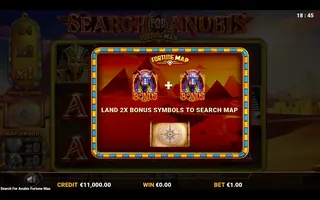 Search for Anubis Fortune Map – Game rules