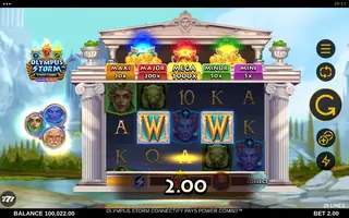 Olympus Storm Connectify Pays Power Combo – Winning spin